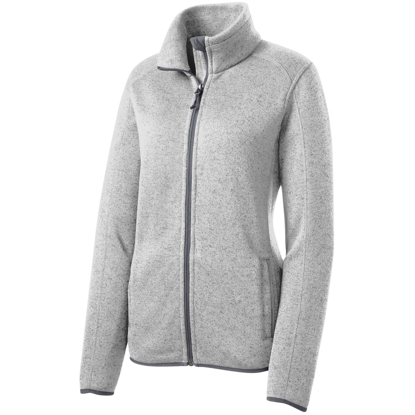 Port Authority® Ladies Sweater Fleece Jacket