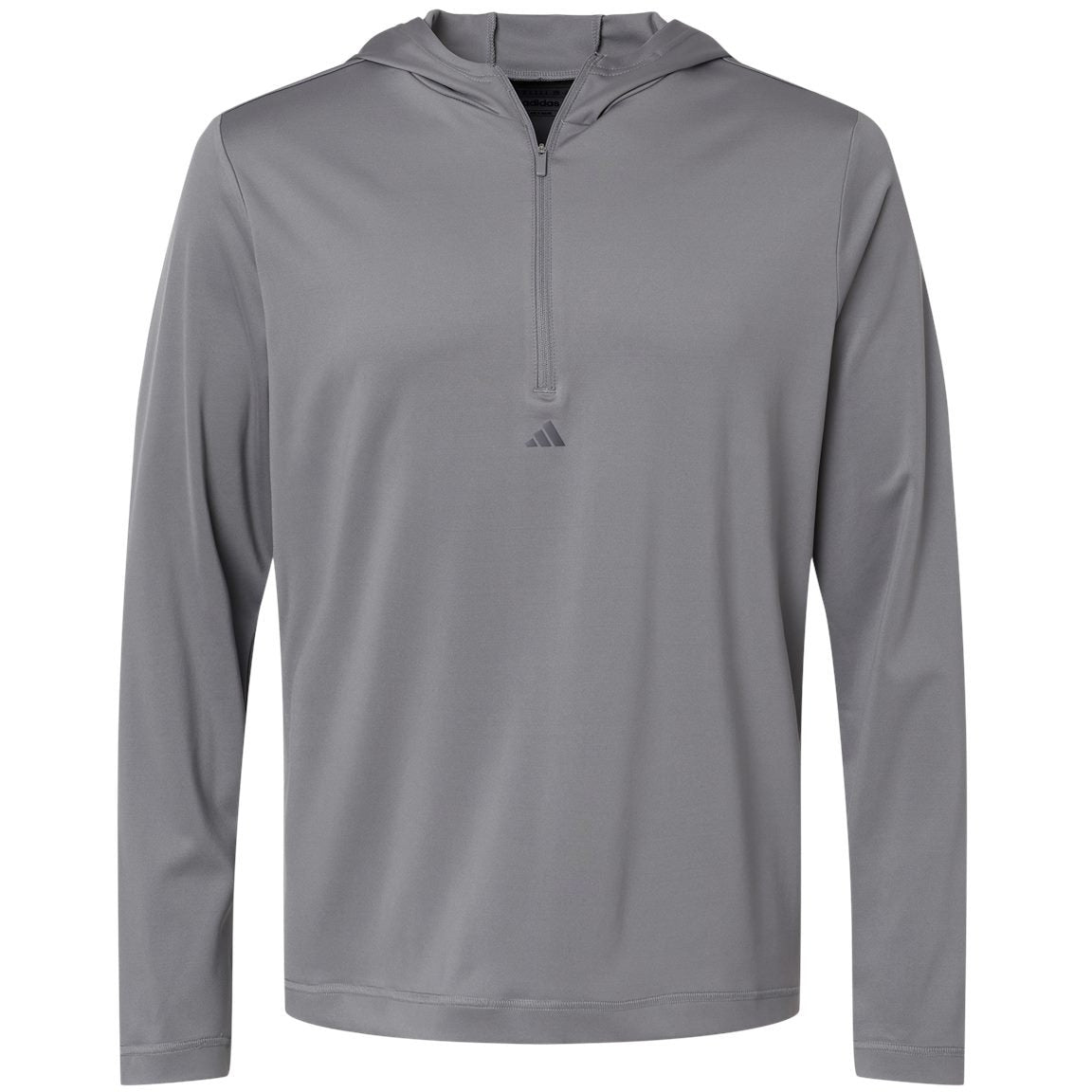 Adidas Lightweight Performance Quarter-Zip Hooded Pullover