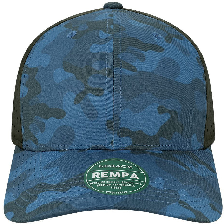 Blue Camo/ Black