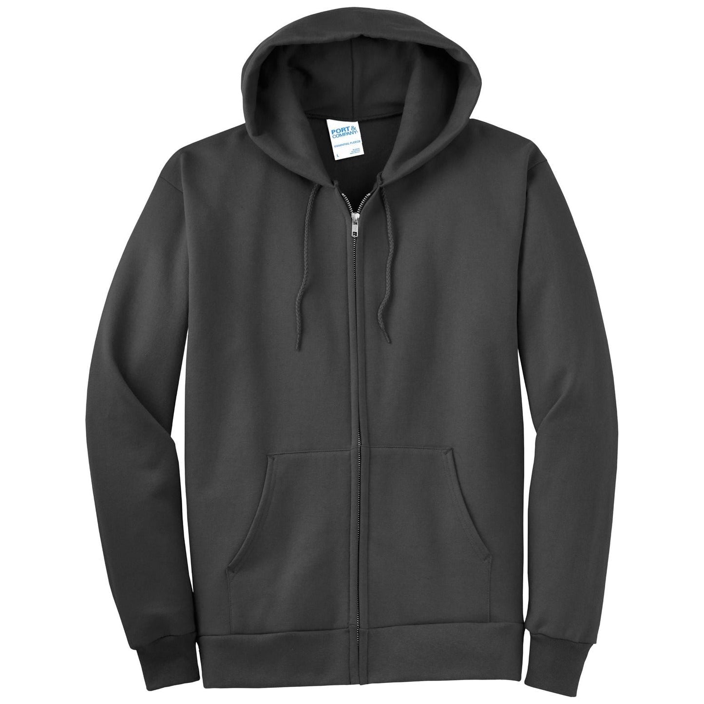Port & Company - Essential Fleece Full-Zip Hooded Sweatshirt