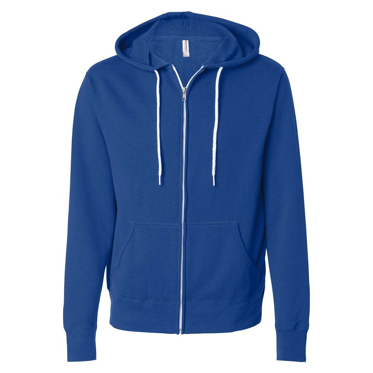 Lightweight Full-Zip Hooded Sweatshirt