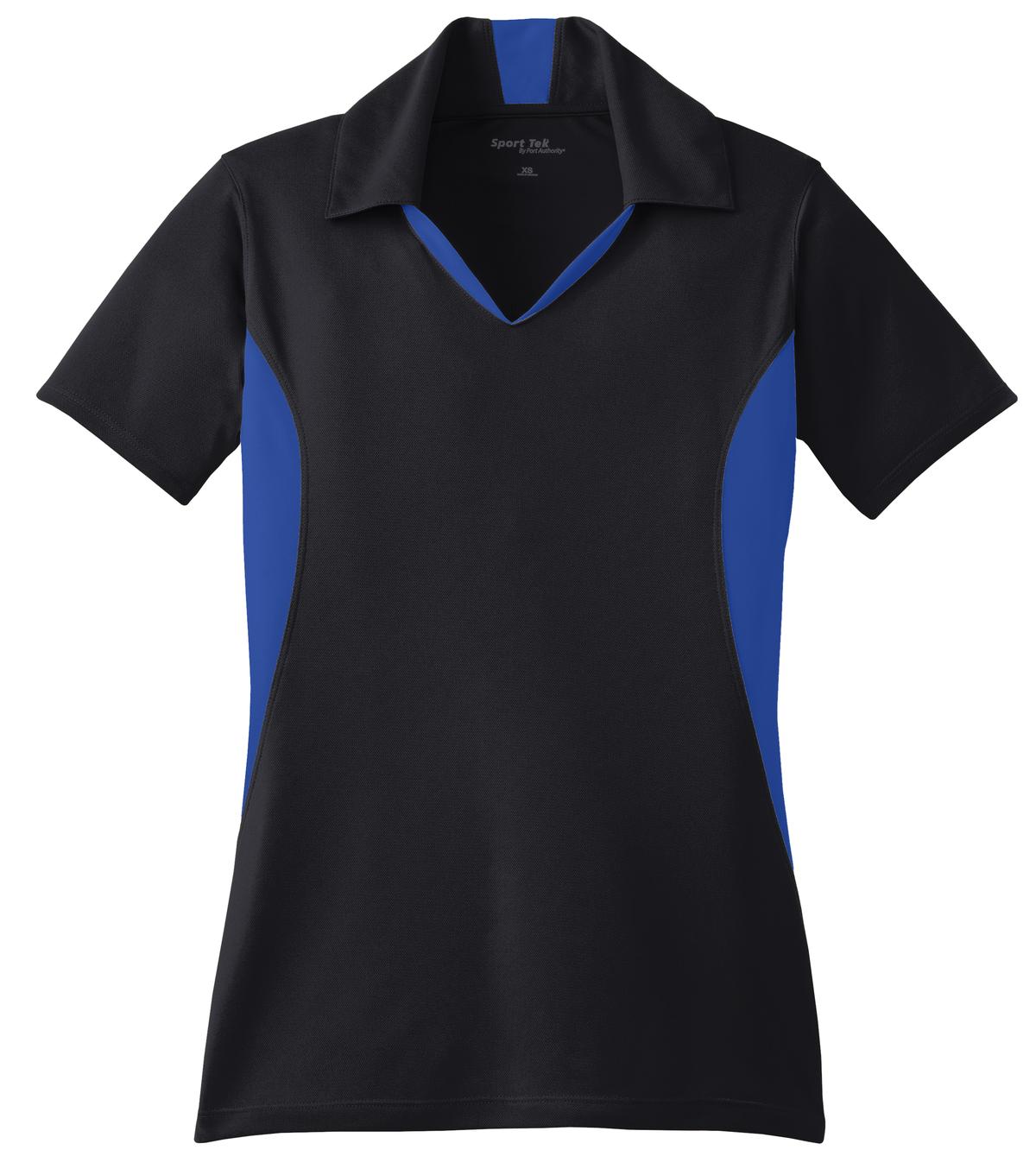 Sport-Tek® Ladies Side Blocked Micropique Sport-Wick® Polo