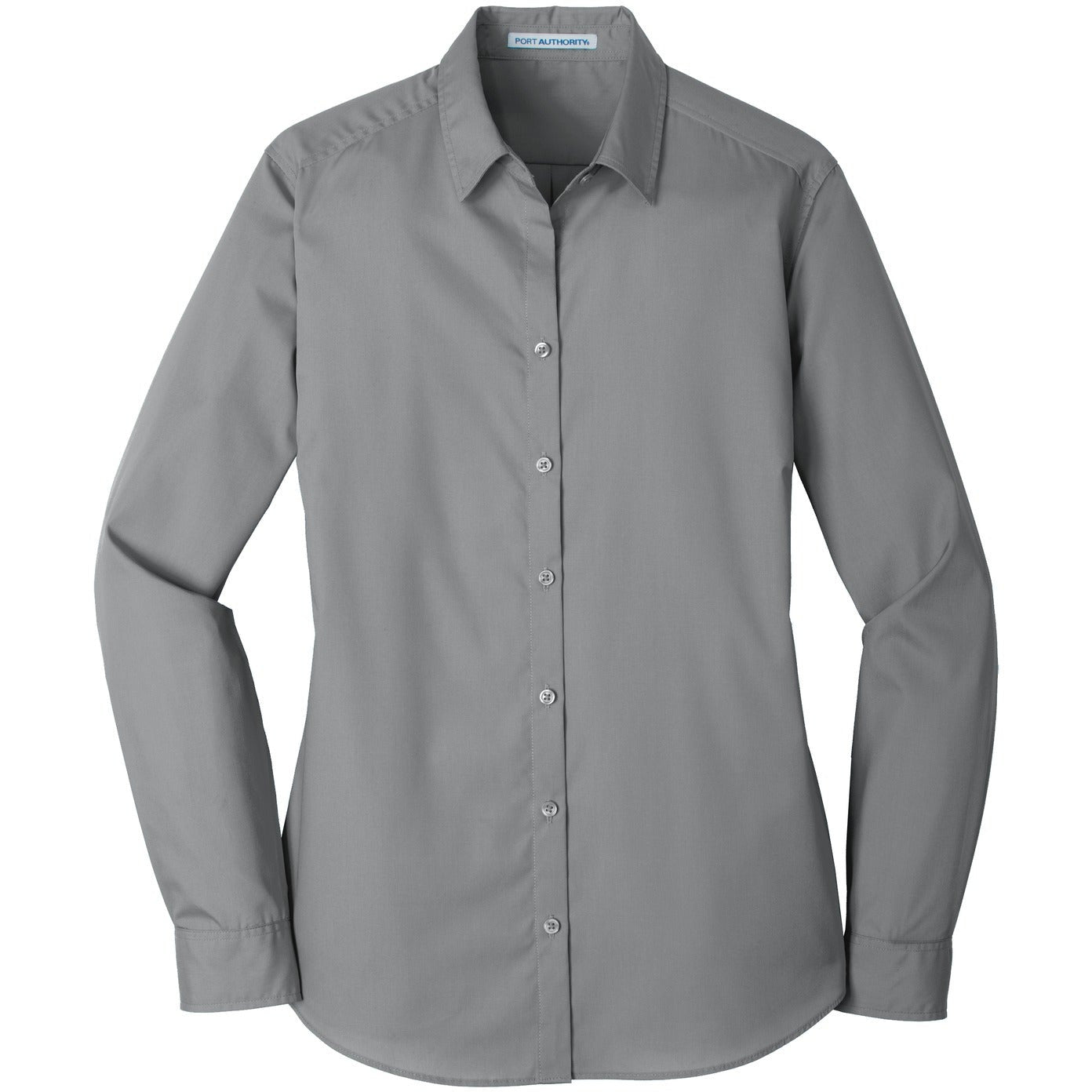 Port Authority® Ladies Long Sleeve Carefree Poplin Shirt