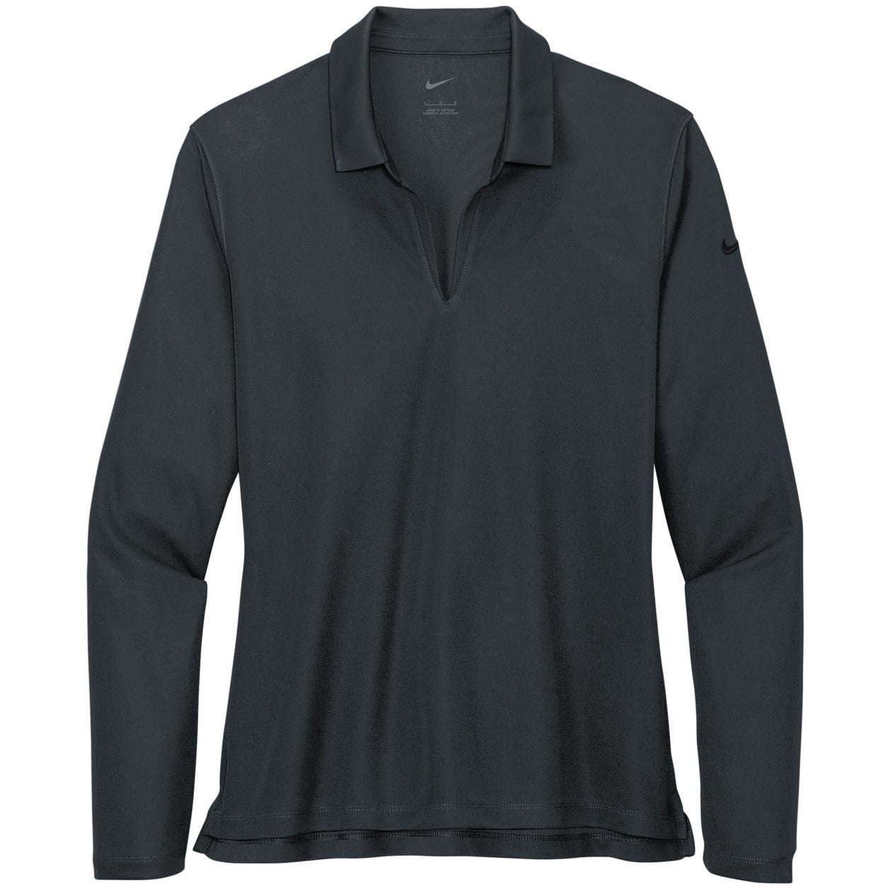 Nike Ladies Dri-FIT Micro Pique 2.0 Long Sleeve Polo