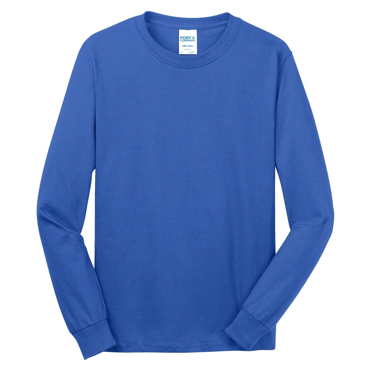 Port & Company® - Long Sleeve Core Cotton Tee