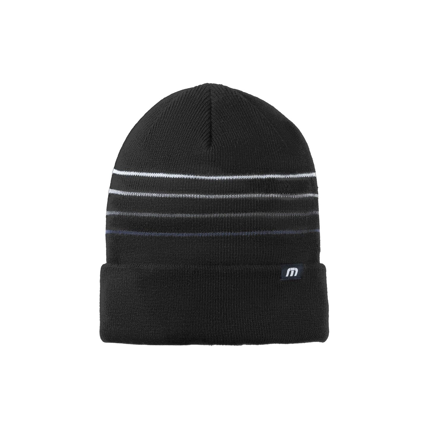 TravisMathew Striped Cuffed Beanie